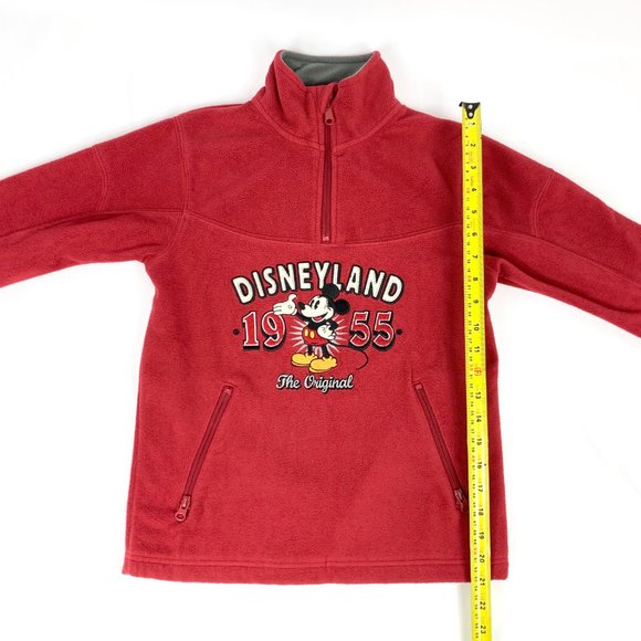 3/$25 Disneyland Mickey Mouse Fleece Pullover - Red, Size M - Picture 11 of 11